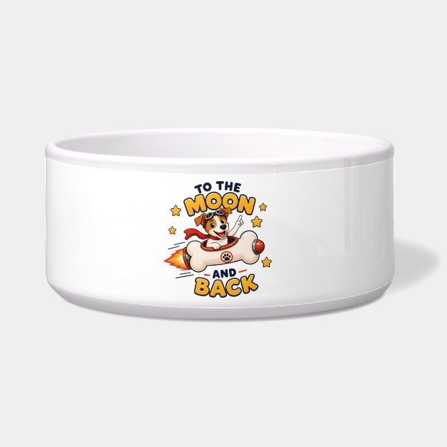 To The Moon And Back Dog Space Adventure (Front)