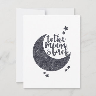 To the Moon and Back Holiday Card