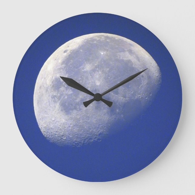 To the MOON and Back Large Clock (Front)