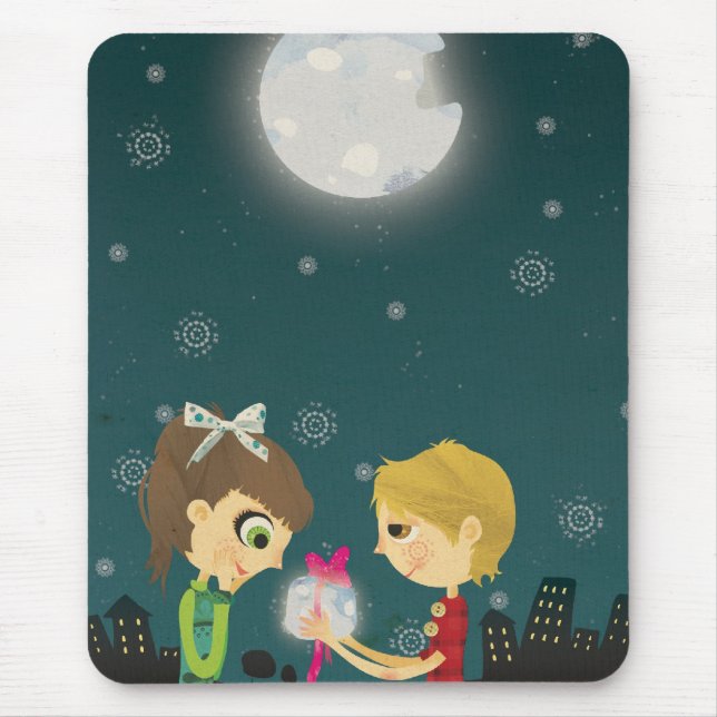 To the moon and back mouse mat (Front)