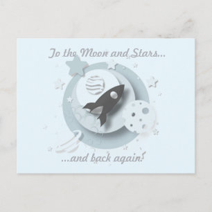 "To the Moon and Stars..." Postcard
