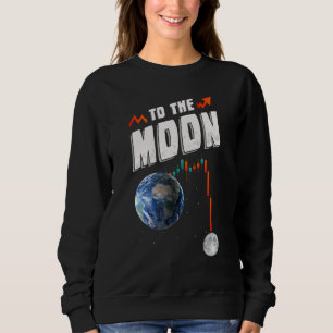 To The Moon Bear Market Crypto Crash Stock Market Sweatshirt