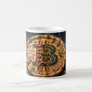 To The Moon" Bitcoin Pizza Day Premium Ceramic Mug