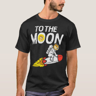To The Moon Dogecoin Shiba Inu Crypto Cryptocurren T-Shirt