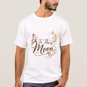 To The Moon Floral T-Shirt