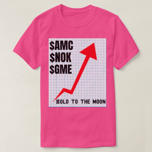 To The MOON GME AMC NOK T-Shirt (Design Front)