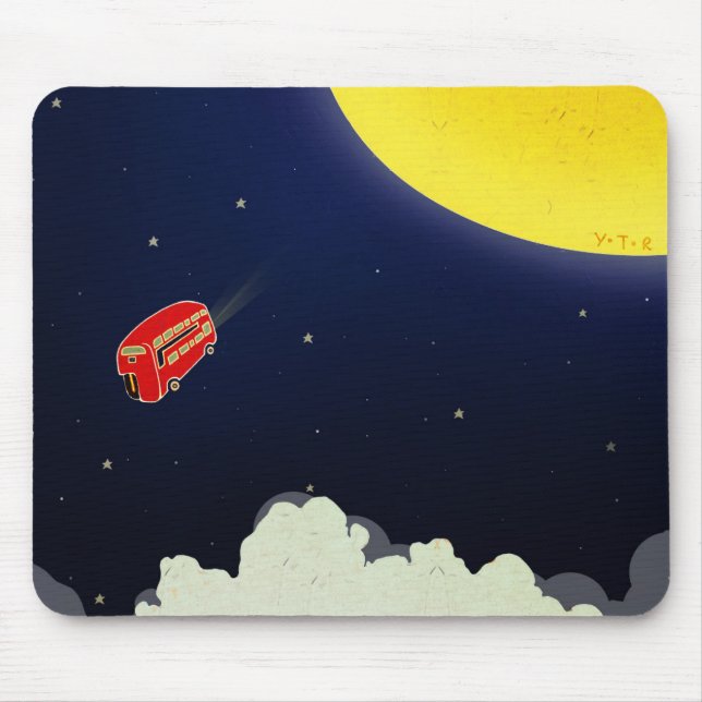 To the moon mouse mat (Front)
