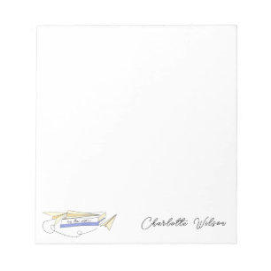 To The Moon Paper Aeroplane Notepad