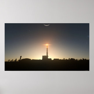 To the moon poster