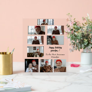 To the Most Awesome Grandpa Acrylic Sign