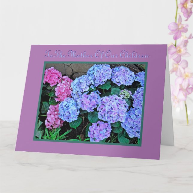 TO THE MOTHER OF OUR CHILDREN/HAPPY MOTHER'S DAY CARD (Orchid)
