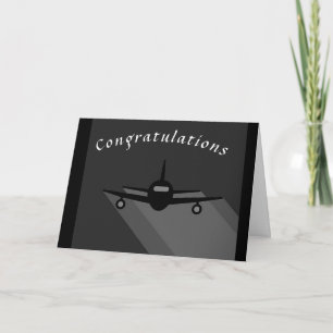 **TO THE NEW PILOT** CONGRATULATIONS CARD