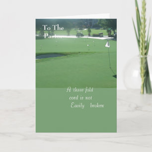 To The Pastor Card