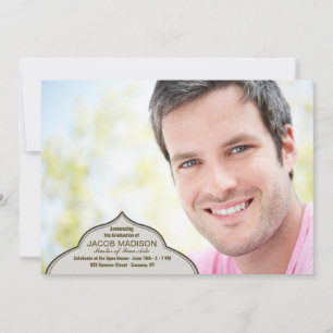 To The Point Photo Graduation Announcement/Invite Invitation