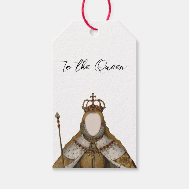 To the Queen Gift Tag (Front)