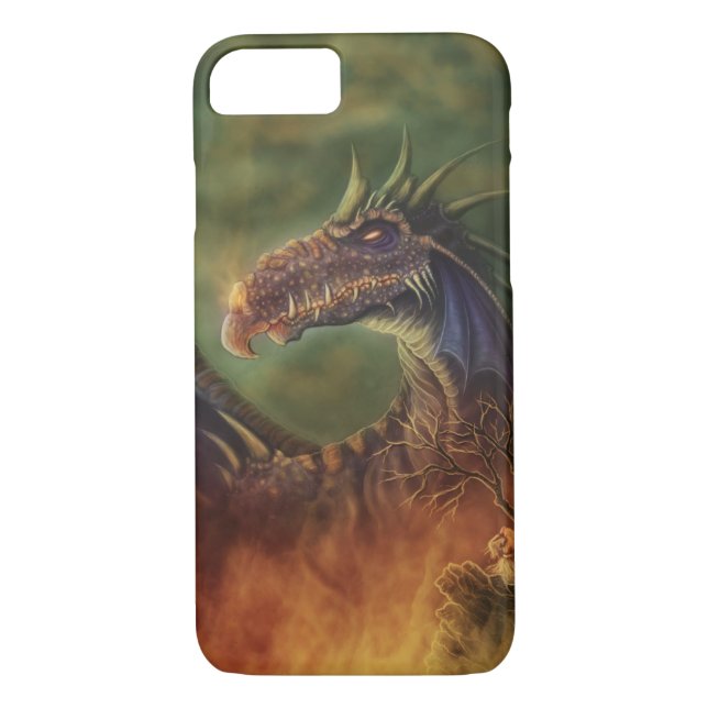 to the rescue! fantasy dragon Case-Mate iPhone case (Back)