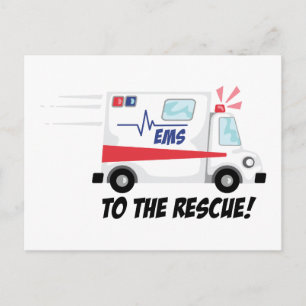 To The Rescue Postcard