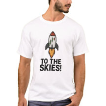 To the skies trading t-shirt