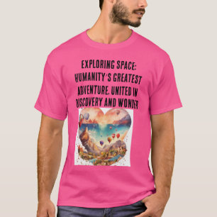 To the stars, we venture, seeking knowledge Design T-Shirt