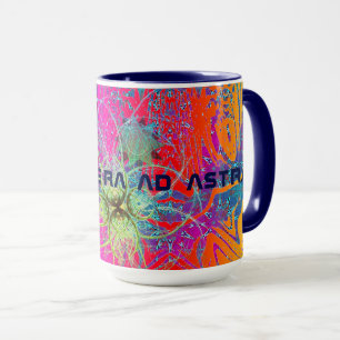 To the stars - with this neon-colourful mug