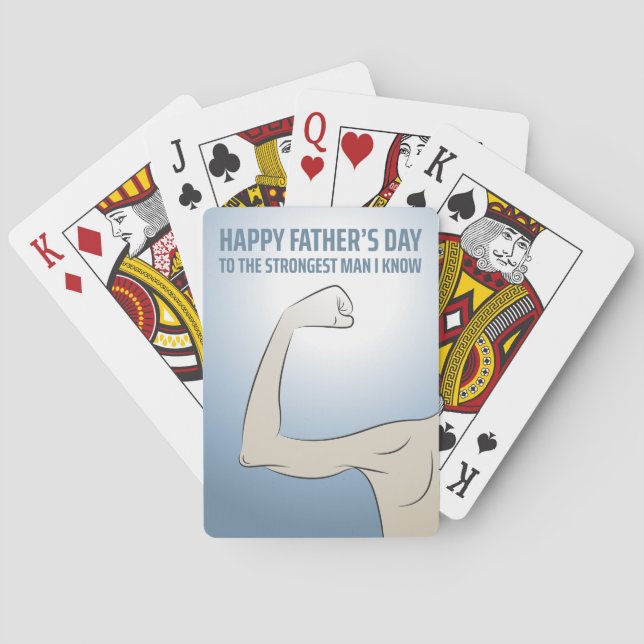 TO THE STRONGEST MAN I KNOW PLAYING CARDS (Back)