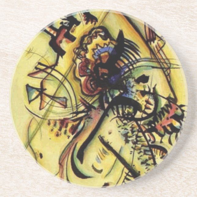 To the Unknown Voice by Kandinsky Coaster (Front)