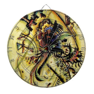 To the Unknown Voice by Kandinsky Dartboard