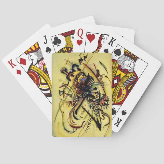 To the Unknown Voice by Kandinsky Playing Cards (Back)