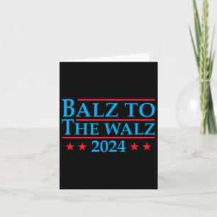 To The W 2024 Kamala Harris Tim Waltz Election 2  Card