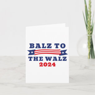 To The Walz 2024 Kamala Harris Tim Waltz Election Card