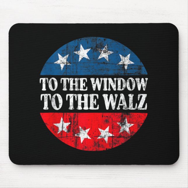 To The Window To The Waltz Kamala Harris B To The  Mouse Mat (Front)