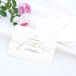 To The Wonderful Father Of The Groom Wedding Day