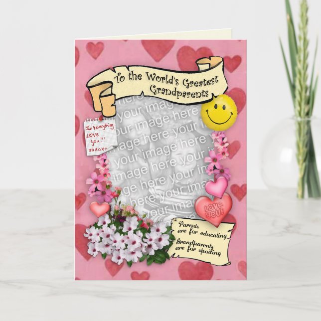 To the World's Greatest Grandparents Card (Front)