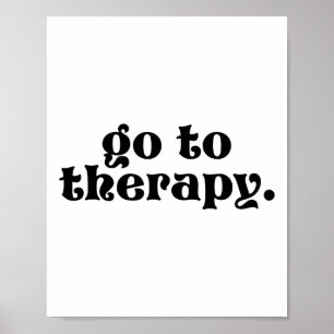 To Therapy Fun Mental Health Issue 1 Poster