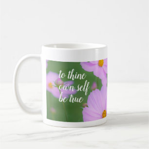 To thine own self be true 11 oz mug by Jo Images