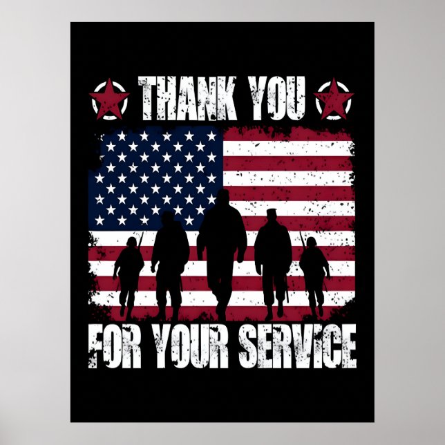 To Those Who Served: Thank You 2025 Poster (Front)