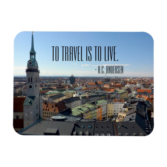 To Travel Magnet (Horizontal)