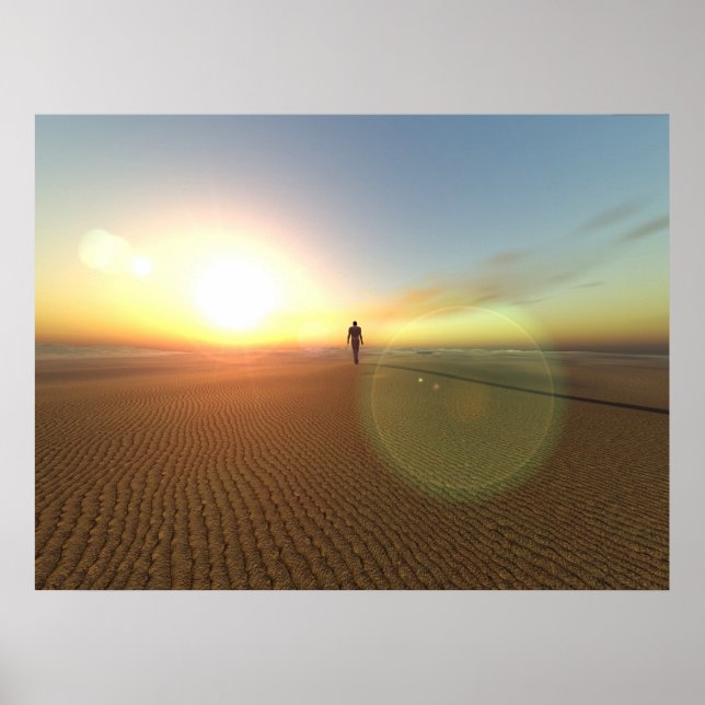 To walk alone... poster (Front)