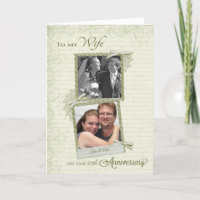 To Wife on __th Anniversary - Custom Then & Now