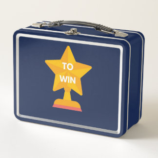 To Win  Metal Lunch Box