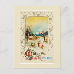 To Wish You A Merry Christmas Postcard
