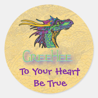 To Your Heart Be True Stickers