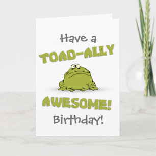 Toad-ally Awesome Card