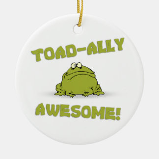 Toad-ally Awesome Ceramic Tree Decoration