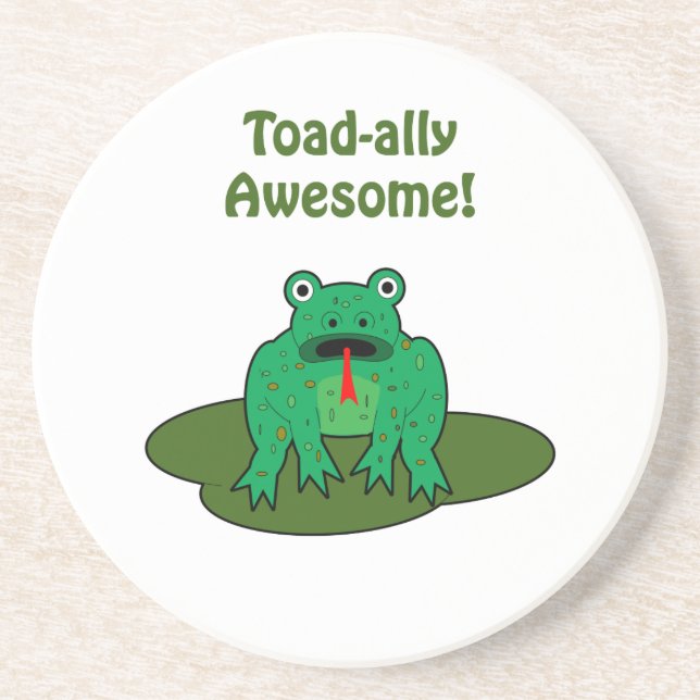 Toad-ally Awesome Coaster (Front)