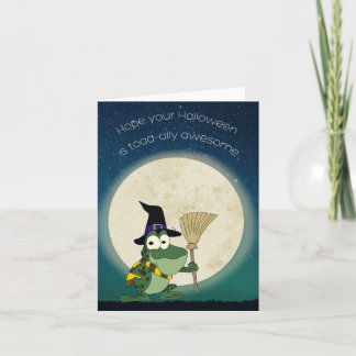 Toad-ally Awesome Halloween Card
