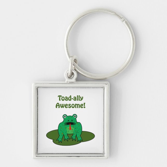 Toad-ally Awesome Key Ring (Front)