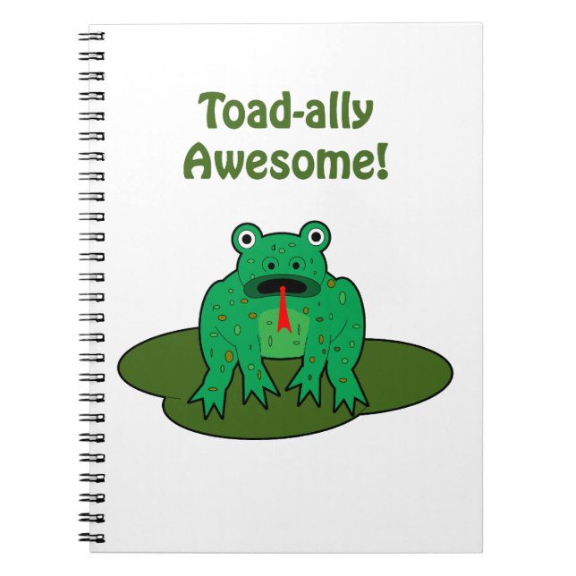 Toad-ally Awesome Notebook (Front)