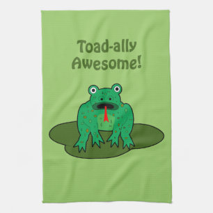 Toad-ally Awesome Tea Towel