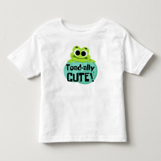 Toad-ally Cute Frog Toddler T-Shirt